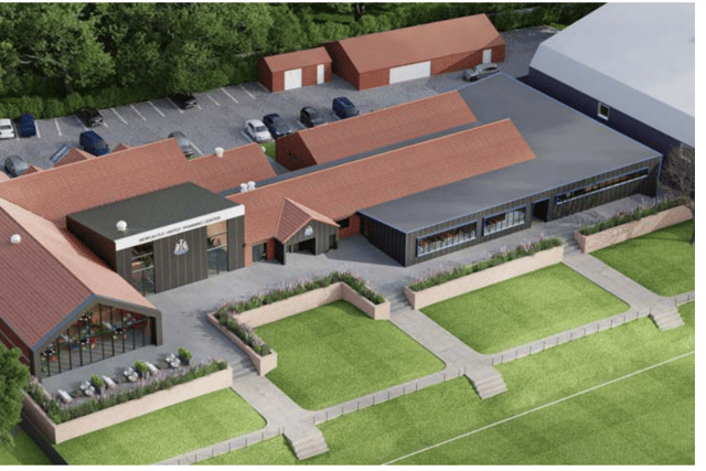 An artist’s impression of how the new Benton facility will look.