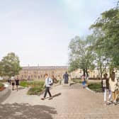 How the new square will look