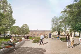 How the new square will look