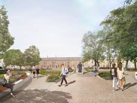 How the new square will look