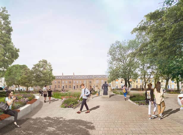 <p>How the new square will look</p>
