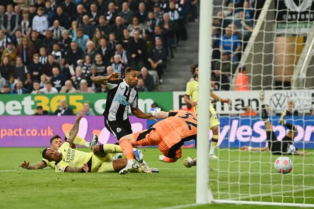 Newcastle gained 3 points against Arsenal but one of their star men lost a tooth (Image: Getty Images)