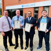 A taxi driver and members of a bank branch were praised by police for intervening in a pensioner scam