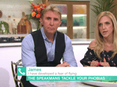 The Speakmans talked to James from Northumberland (Image: ITV)