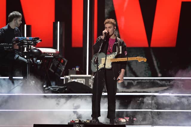 Sam Fender performs at The Brit Awards (Image: Getty Images)