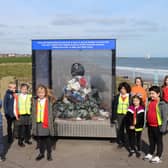 The seal sculpture has returned to the streets of North Tyneside