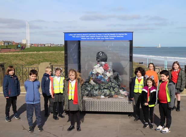 <p>The seal sculpture has returned to the streets of North Tyneside</p>