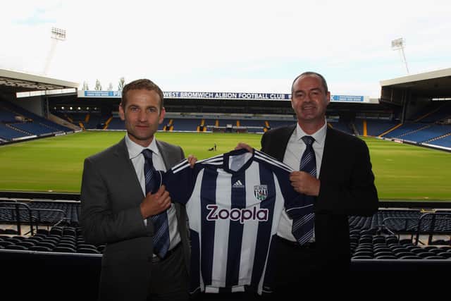 Ashworth unveils former Newcastle United coach Steve Clarke as West Brom manager in June 2012 