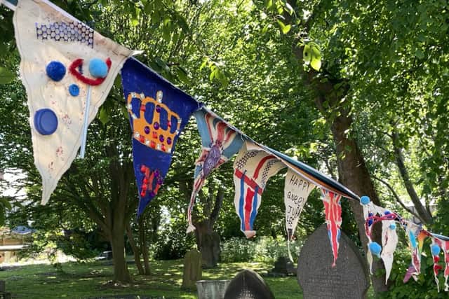 Just some of the bunting on display through the trail
