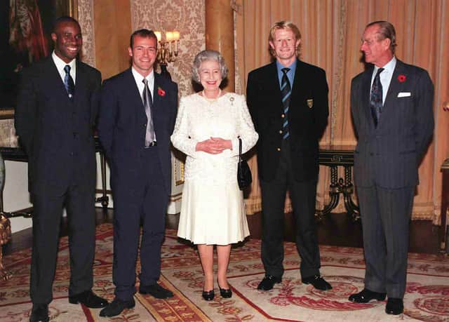 Shearer also met the Queen with the World Cup team (Image: Getty Images)