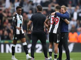 Newcastle United’s potential line-up for next season - including three new signings.  (Photo by George Wood/Getty Images)