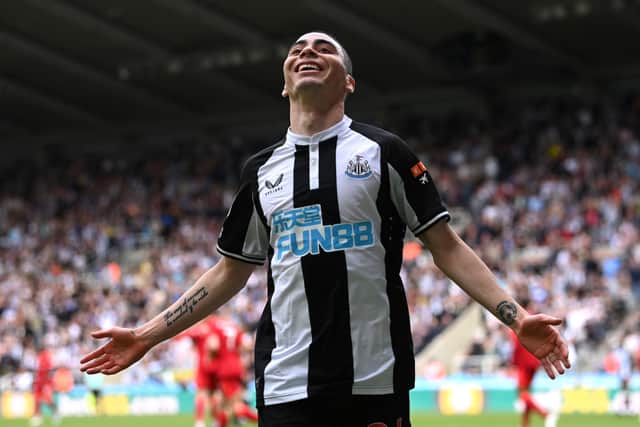 Newcastle United attacking midfielder Miguel Almiron. (Photo by Stu Forster/Getty Images)