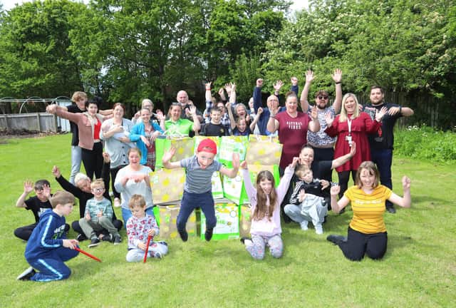 Nine families were given a course of recipes to learn as well as a slow cooker and goody bags at the end of the course
