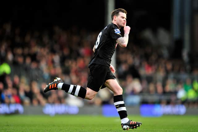 Guthrie celebrates scoring for The Magpies (Image: Getty Images)