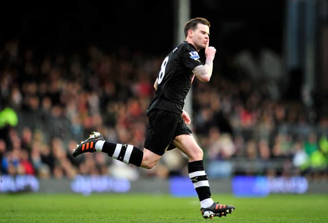 Guthrie celebrates scoring for The Magpies (Image: Getty Images)
