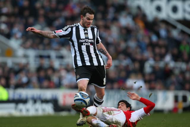 Guthrie played more for Newcastle United than any other club (Image: Getty Images)