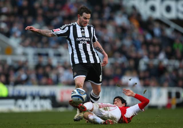 Guthrie played more for Newcastle United than any other club (Image: Getty Images)