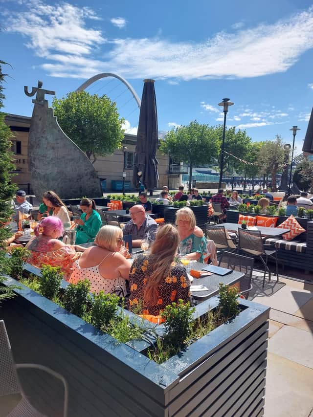 Gusto’s new terrace