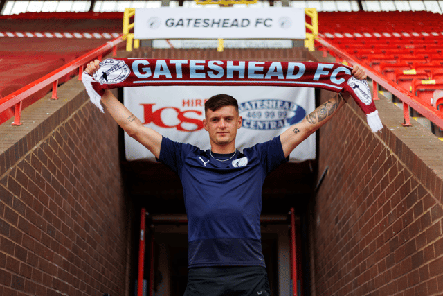 Former Newcastle United forward Tom Allan has joined National League club Gateshead