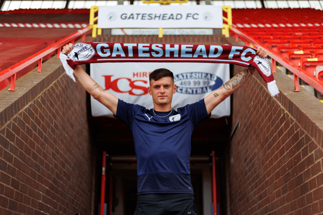 Former Newcastle United forward Tom Allan has joined National League club Gateshead