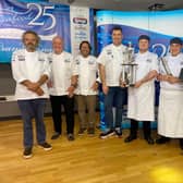 Two students from Newcastle College University have taken home the top prize in a seafood cook-off judged by Rick Stein
