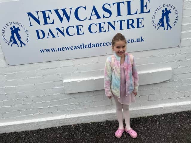 Jessica loves dancing at the Newcastle Dance Centre (Image - Facebook: Nicole and Jessica’s Batten Journey)