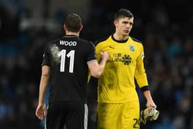 Chris Wood and Nick Pope were teammates at Burnley. 