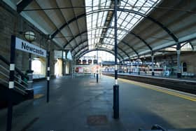 Empty platforms at Newcastle station as train services continue to be disrupted (Photo: PA)