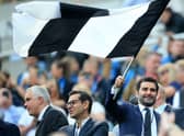 Newcastle United co-owner Mehrdad Ghodoussi. (Photo by LINDSEY PARNABY/AFP via Getty Images)
