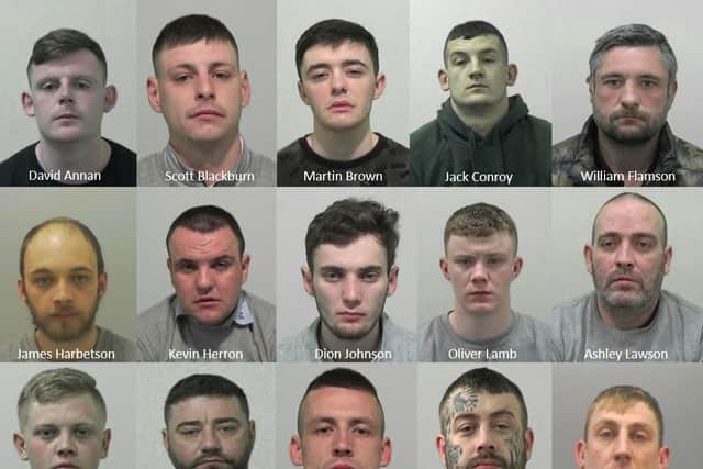 Northumbria Police are keen to find these 15 men and are appealing to the public for help