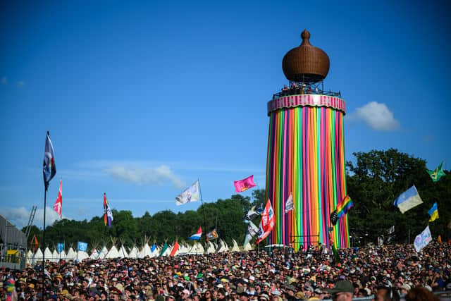 Jarv Is stormed Park Stage in a penultimate performance on the Glastonbury stand that hosted Wet Leg just a few days before