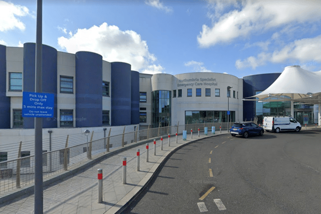 Footage shows Dennis drunkenly driving around the hospital (Image: Google Streetview)