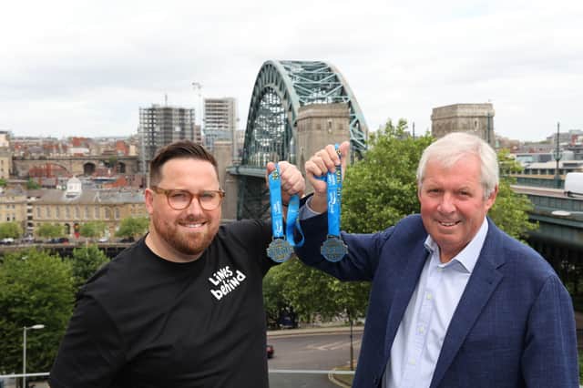 James has also designed the finisher’s medal