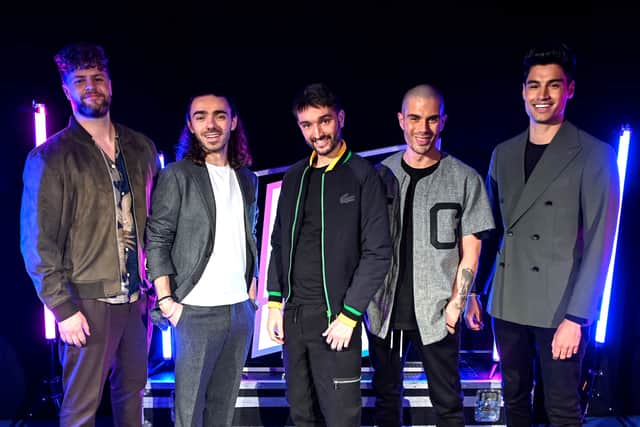 The Wanted’s Tom Parker (centre) passed away earlier this year (Image: Getty Images)