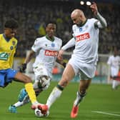 Sochaux forward Alan Virginius is linked with Newcastle United. Photo by PATRICK HERTZOG/AFP via Getty Images)
