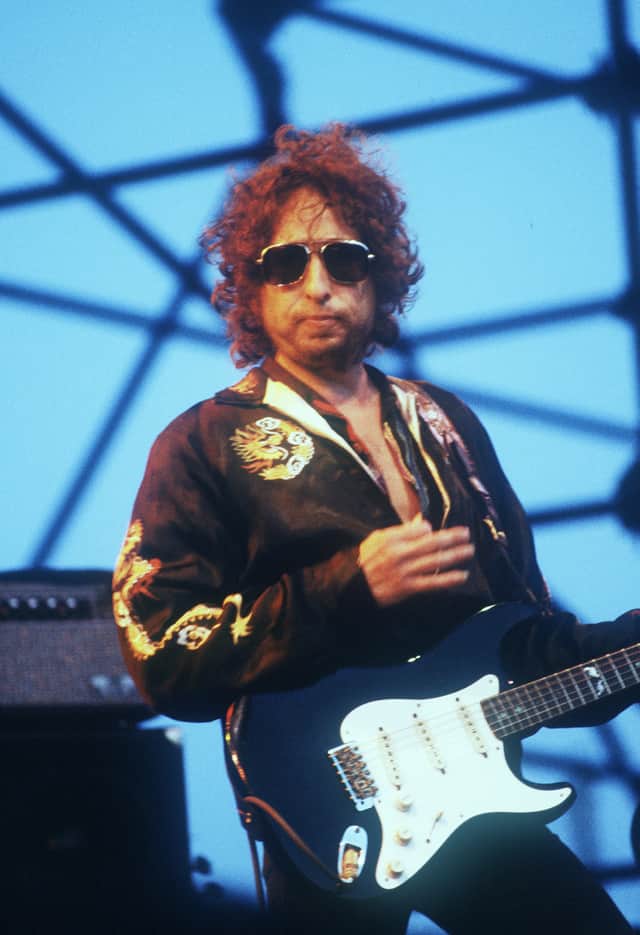 Dylan took his tour to St James’ Park in the mid-1980s alongside Santana on a European tour