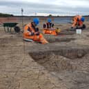 Remains of what appears to be the Iron Age have been found at the site of a new rail expansion