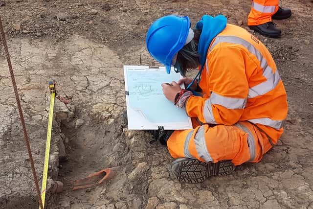 Remains and evidence of the Iron Age has been found near the site of a rail expansion