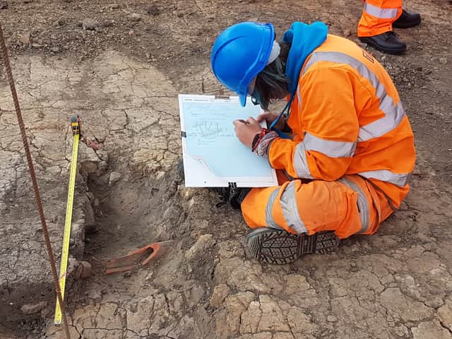 Remains and evidence of the Iron Age has been found near the site of a rail expansion