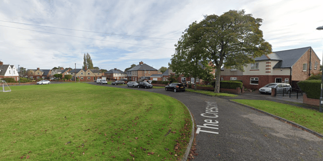 A car was stolen from a property on The Crescent (Image: Google Streetview)