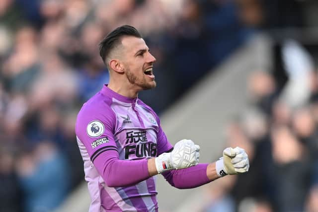 Newcastle United goalkeeper Martin Dubravka. (Photo by Stu Forster/Getty Images)