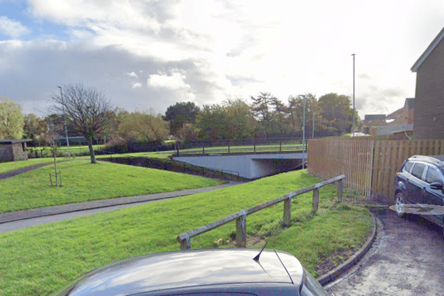 The murder happened on an underpass in Cramlington