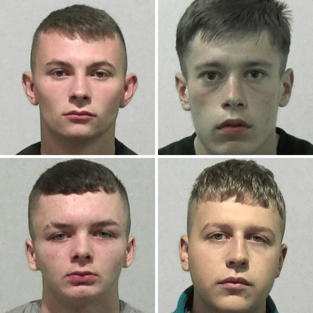 Alistair Dickson (top left), Kyros Robinson (top right), Bailey Wilson (bottom left), Ethan Scott (bottom right)