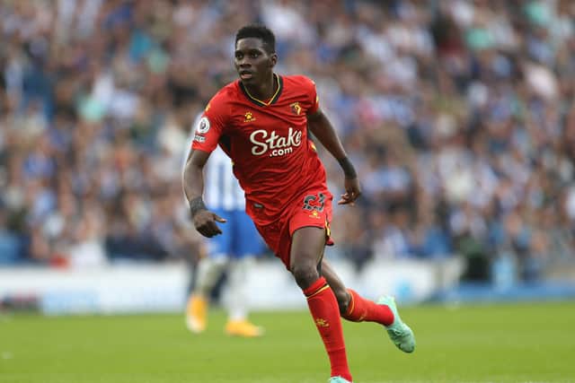 Watford forward Ismaila Sarr. (Photo by Eddie Keogh/Getty Images)