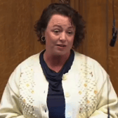 Cat McKinnell in parliament