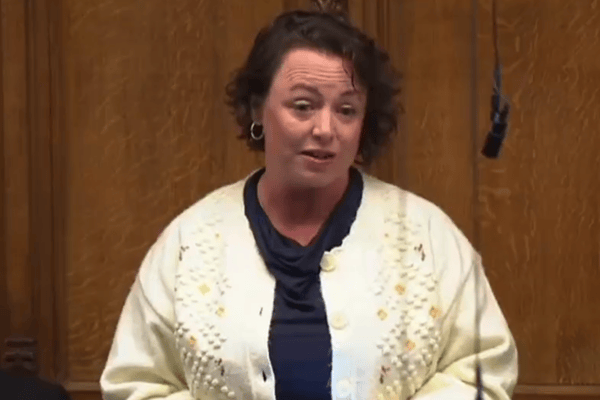 Cat McKinnell in parliament