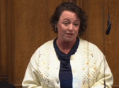 Cat McKinnell in parliament
