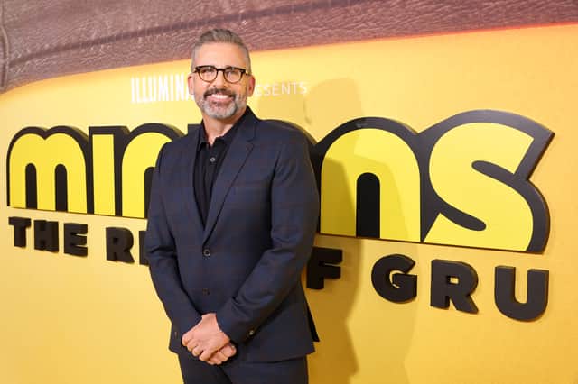 Steve Carell stars in Minions: Thee Rise of Gru (Image: Getty Images)
