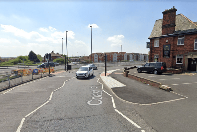The incident happened on the Coast Road in Wallsend (Image: Google Streetview)
