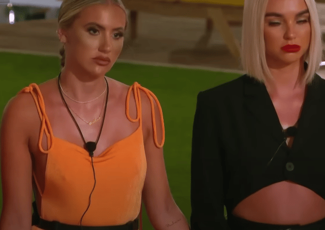 Jazmine (left) only said a handful of words (Image: ITV)